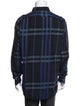 Burberry London Plaid Print Long Sleeve Shirt