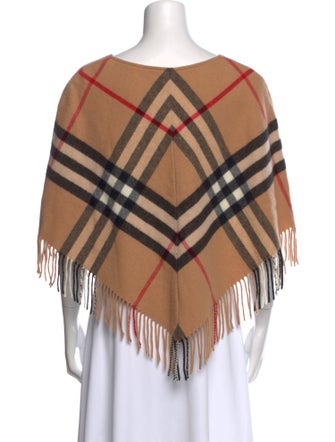 Burberry London Merino Wool Plaid Print Sweater