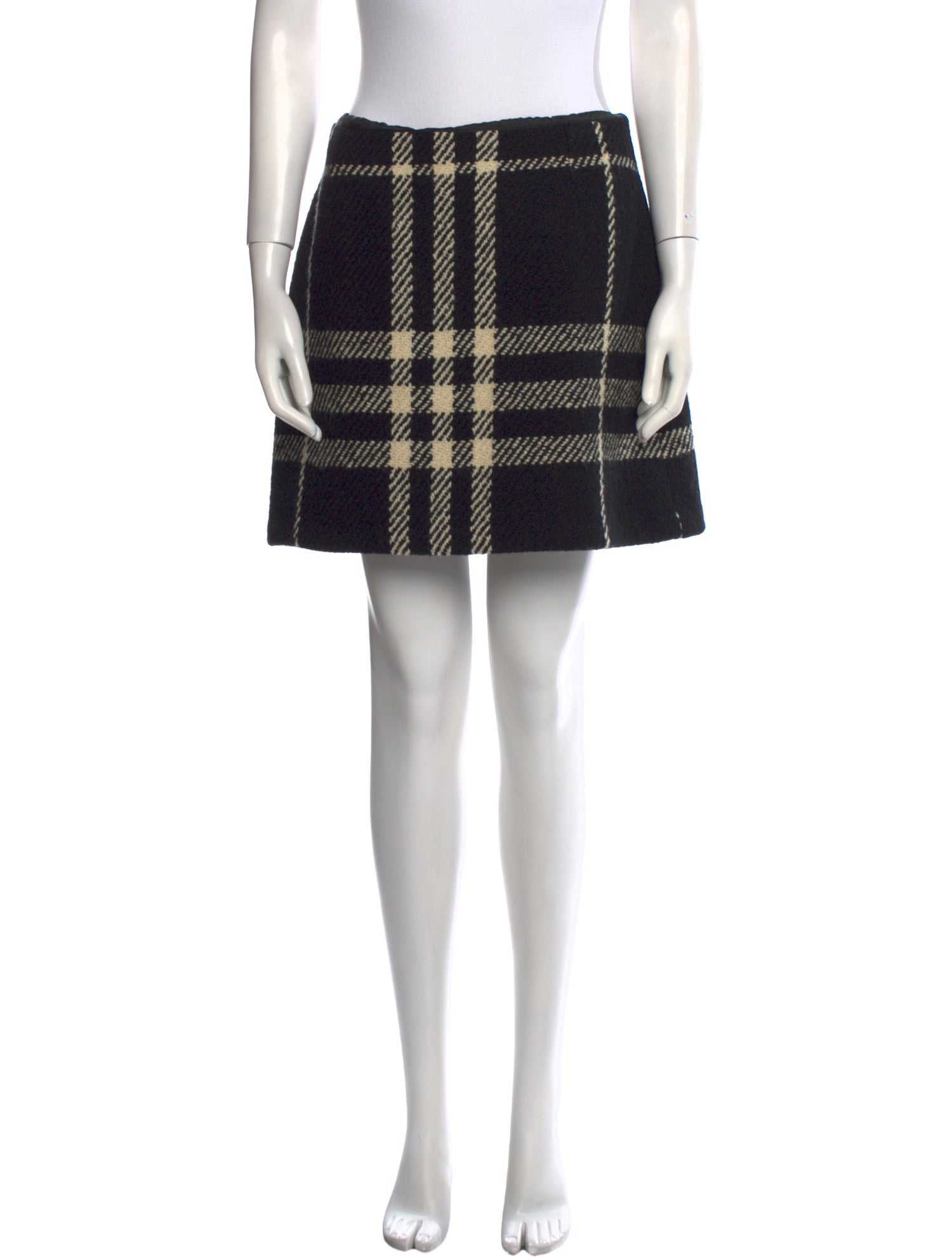 Burberry London Wool Mini Skirt