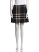 Burberry London Wool Mini Skirt