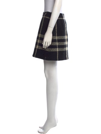 Burberry London Wool Mini Skirt