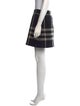 Burberry London Wool Mini Skirt