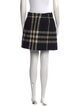 Burberry London Wool Mini Skirt