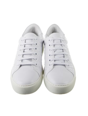 Burberry London TB Monogram Leather Sneakers
