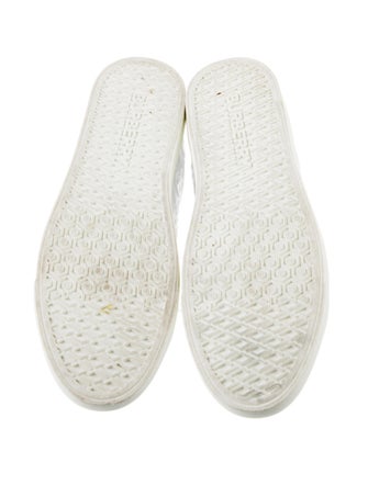 Burberry London TB Monogram Leather Sneakers