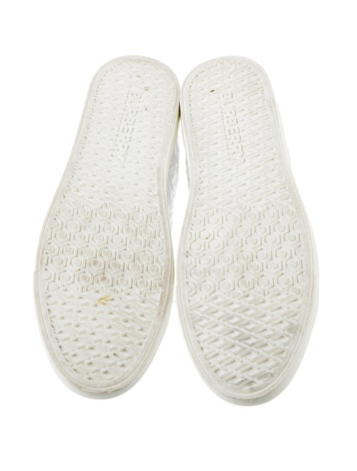 Burberry London TB Monogram Leather Sneakers