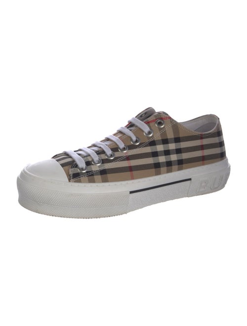 Burberry London House Check Pattern Sneakers