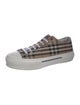 Burberry London House Check Pattern Sneakers