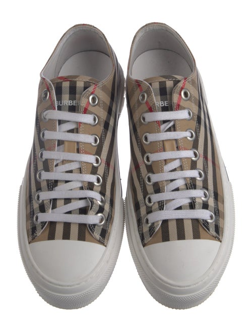 Burberry London House Check Pattern Sneakers