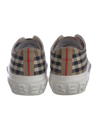 Burberry London House Check Pattern Sneakers