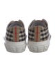 Burberry London House Check Pattern Sneakers