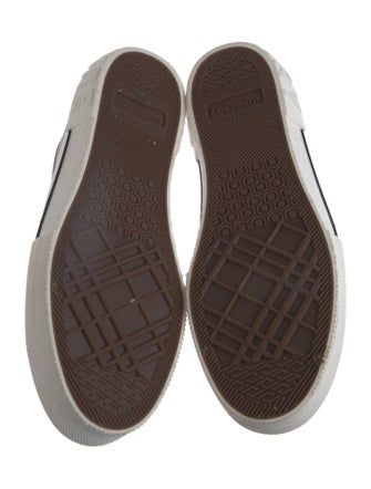 Burberry London House Check Pattern Sneakers