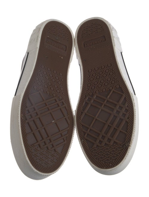 Burberry London House Check Pattern Sneakers