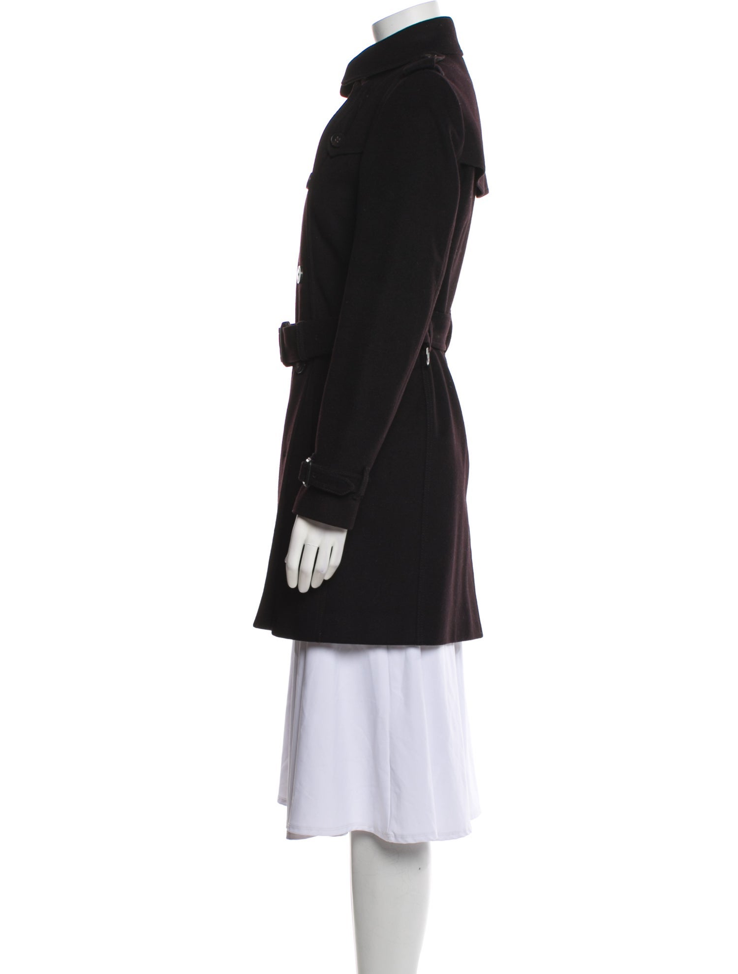 Burberry London Virgin Wool Trench Coat