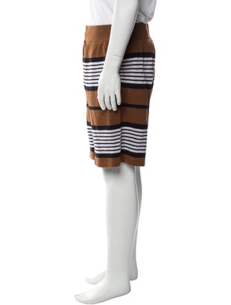 Burberry London Striped Athletic Shorts