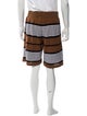 Burberry London Striped Athletic Shorts
