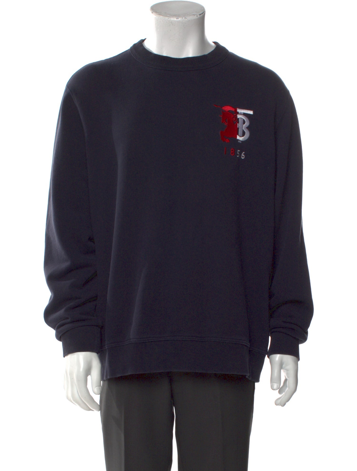 Burberry London Graphic Print Crew Neck Sweatshirt