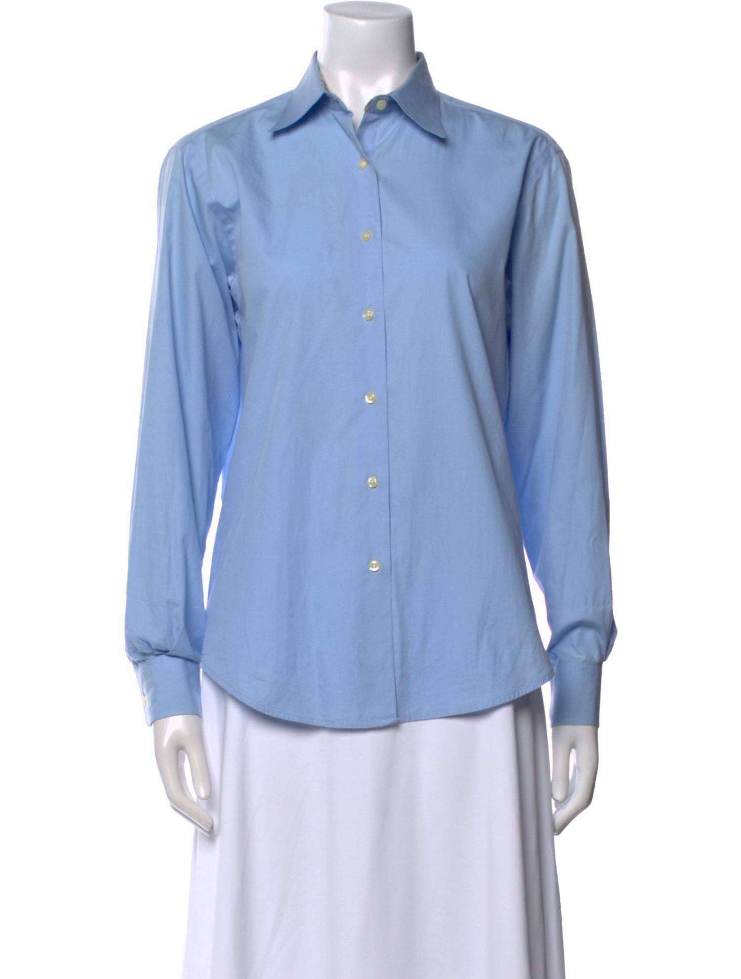 Burberry's Long Sleeve Button-Up Top