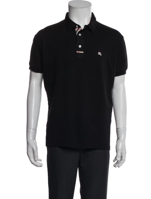 Burberry London TB Monogram Crew Neck Polo Shirt