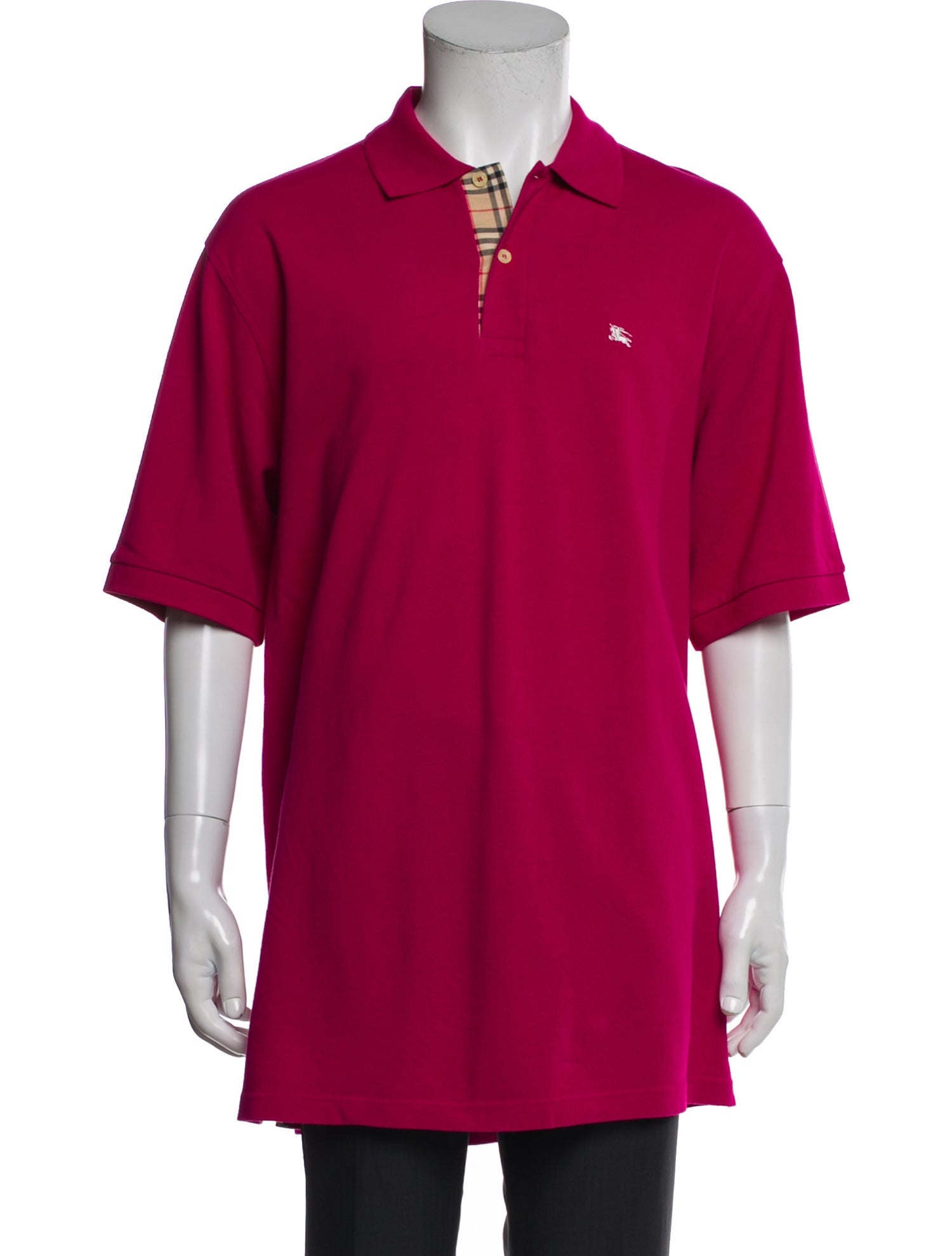 Burberry London Crew Neck Short Sleeve Polo Shirt