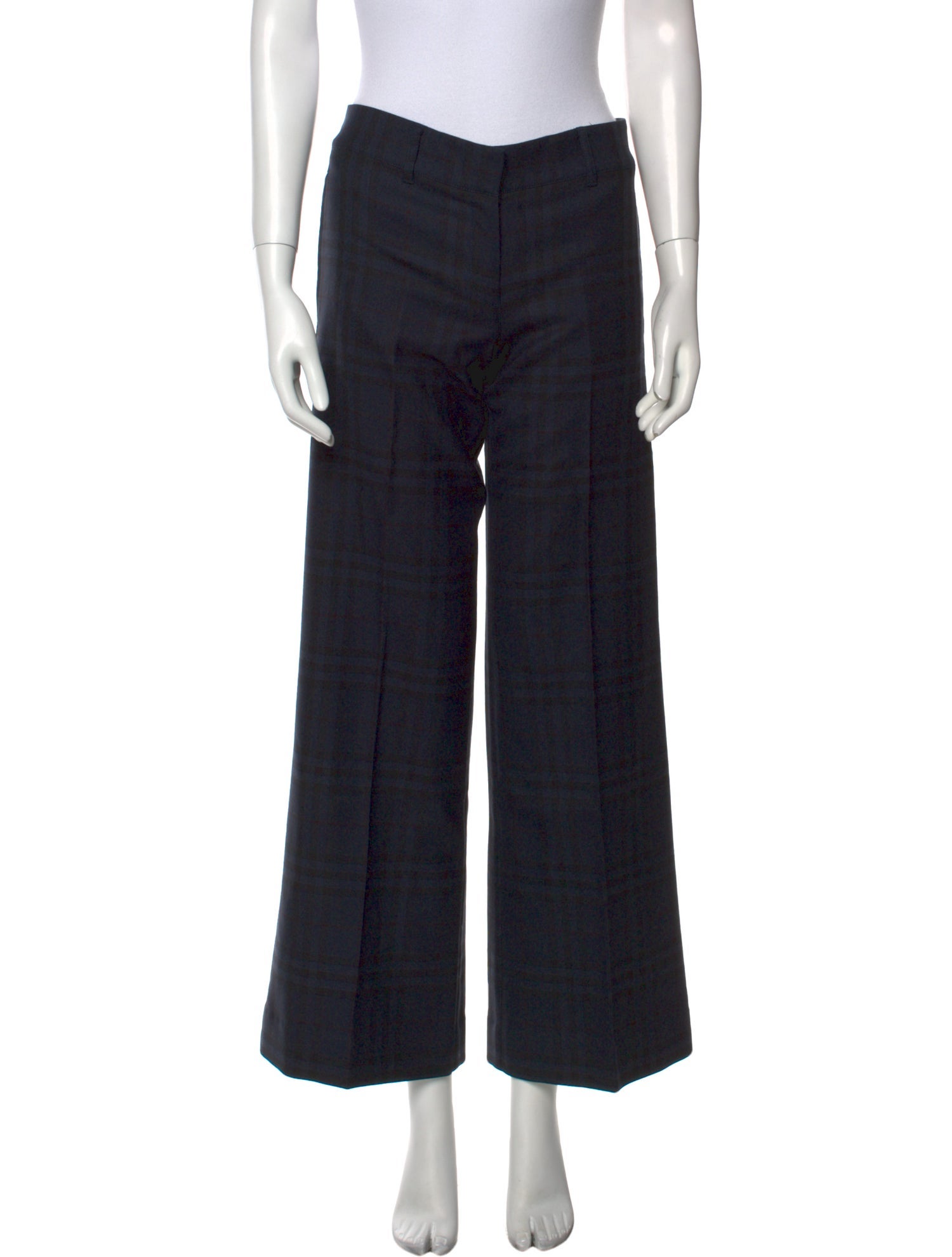 Burberry London Wool Wide Leg Pants