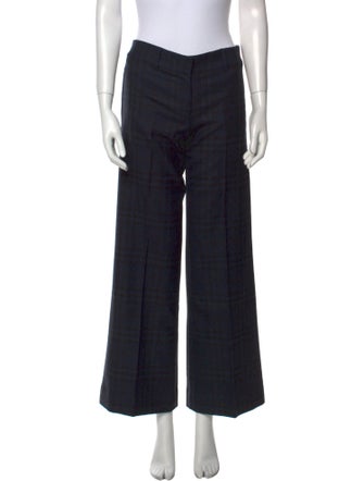 Burberry London Wool Wide Leg Pants