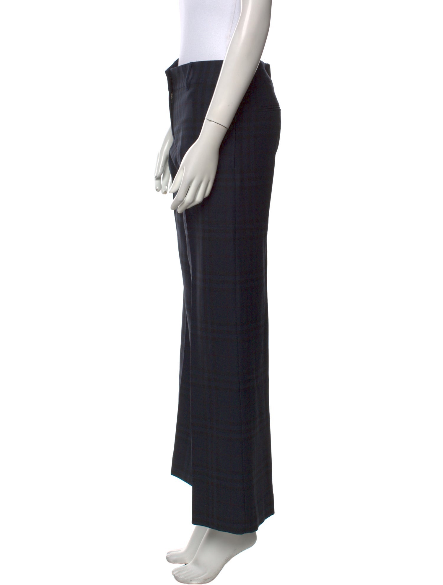 Burberry London Wool Wide Leg Pants