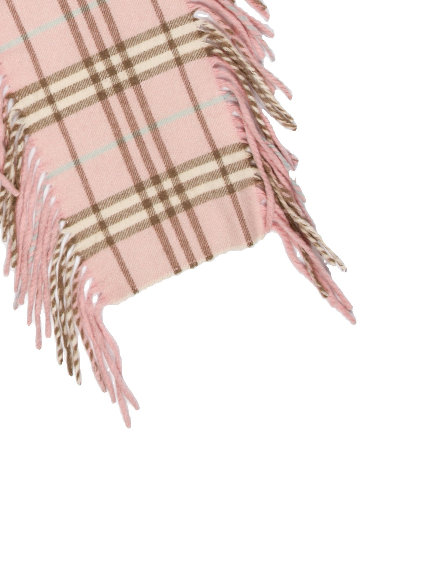 Burberry London Cashmere Nova Check Pattern Scarf