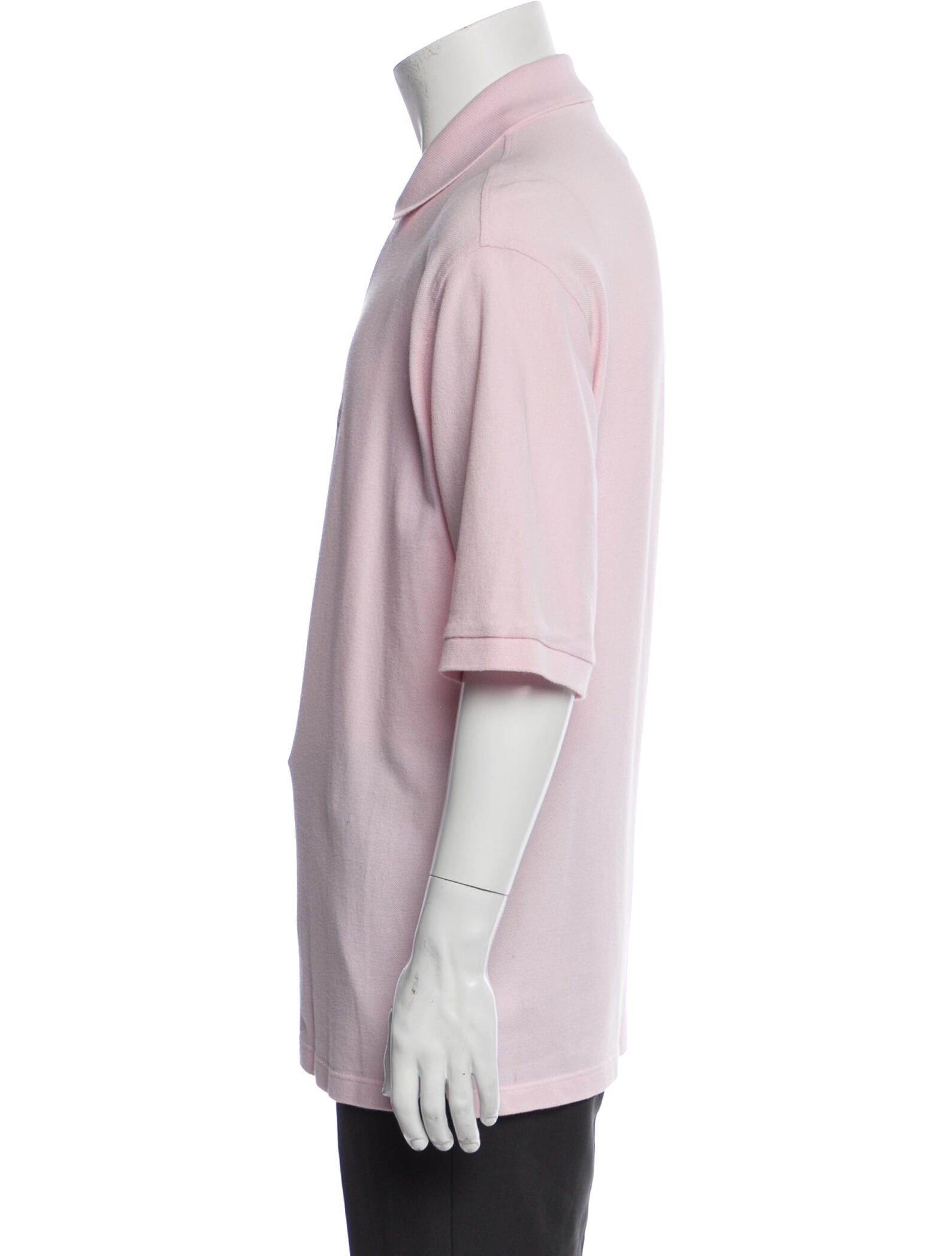 Burberry London Crew Neck Three-Quarter Sleeve Polo Shirt