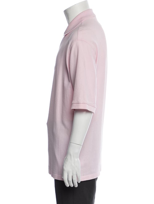 Burberry London Crew Neck Three-Quarter Sleeve Polo Shirt