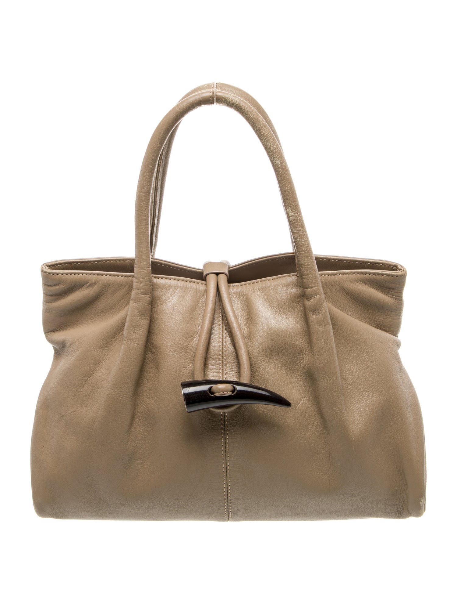 Burberry London Leather Top Handle Bag