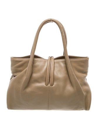 Burberry London Leather Top Handle Bag