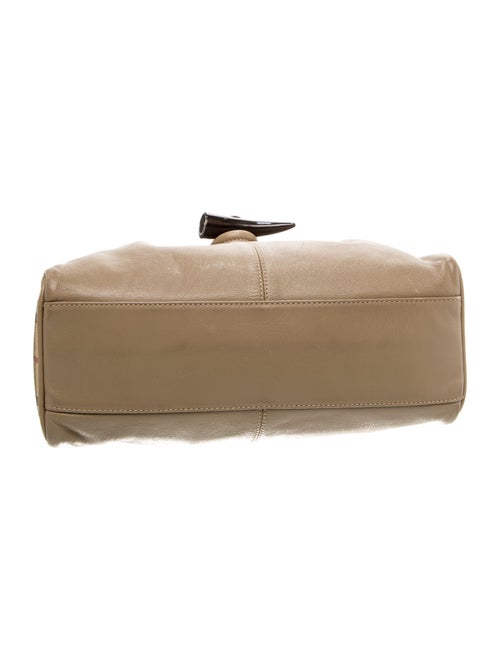 Burberry London Leather Top Handle Bag
