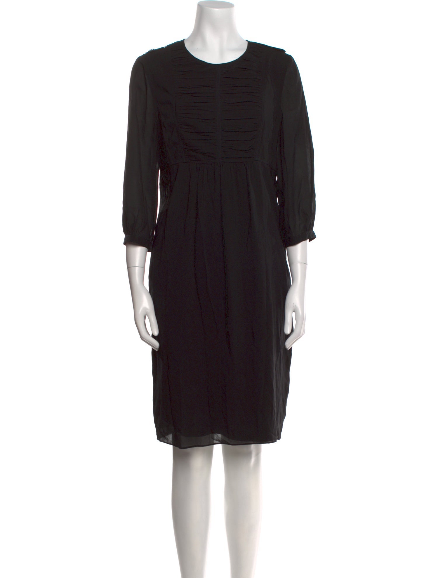 Burberry London Silk Knee-Length Dress