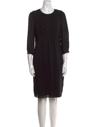 Burberry London Silk Knee-Length Dress