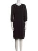 Burberry London Silk Knee-Length Dress