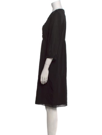Burberry London Silk Knee-Length Dress