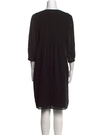 Burberry London Silk Knee-Length Dress