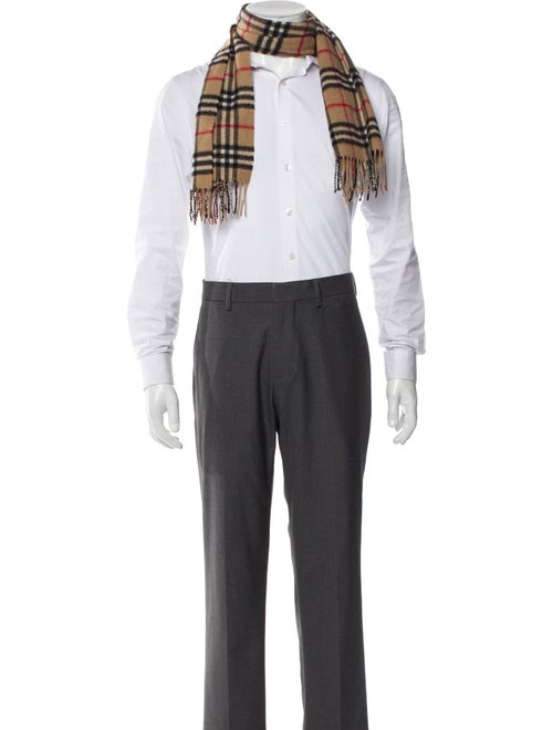 Burberry London Cashmere Nova Check Pattern Scarf