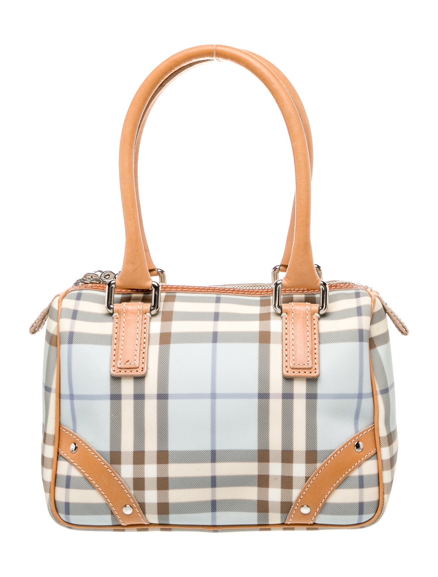Burberry London Nova Check Top Handle Bag