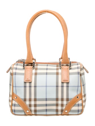 Burberry London Nova Check Top Handle Bag
