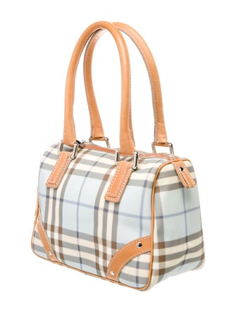 Burberry London Nova Check Top Handle Bag