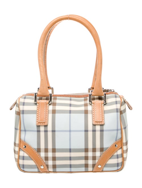 Burberry London Nova Check Top Handle Bag