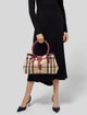 Burberry London Nova Check Top Handle Bag