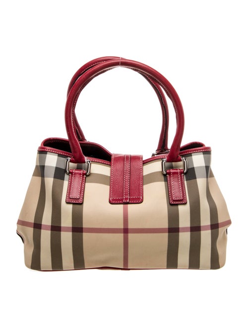 Burberry London Nova Check Top Handle Bag