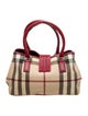 Burberry London Nova Check Top Handle Bag