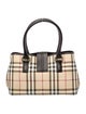 Burberry London Nova Check Top Handle Bag