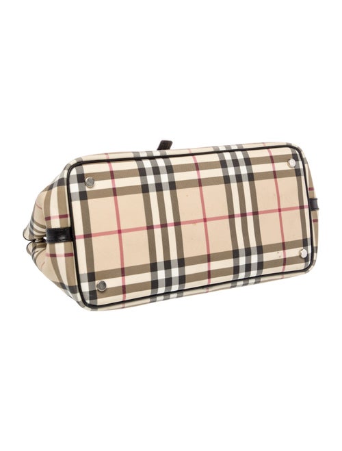 Burberry London Nova Check Top Handle Bag