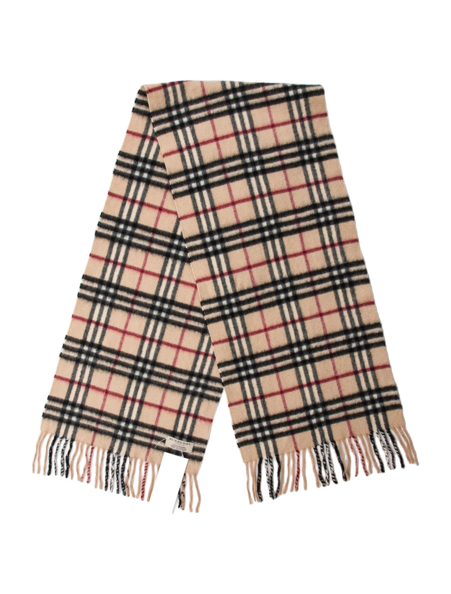 Burberry London Cashmere Striped Scarf