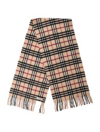 Burberry London Cashmere Striped Scarf
